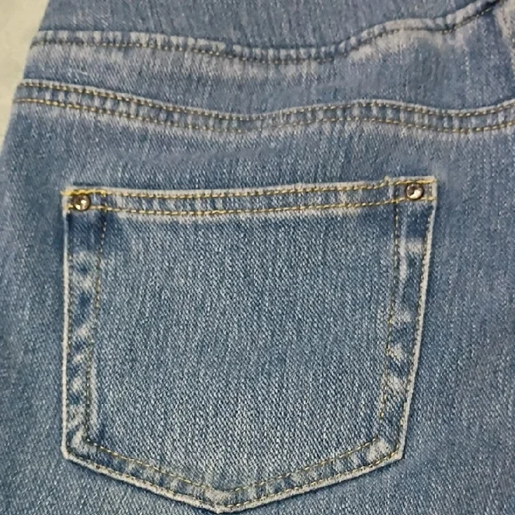 Belle Kim Gravel Light Blue Ankle Jeans Women Size 4P - Picture 8 of 12